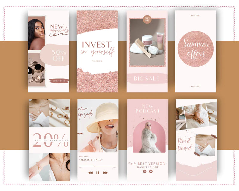 IG Story Templates | Canva Instagram Templates | Social Media Story Templates