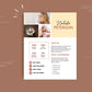 Neutral Media Kit Template | Media Press Kit | Canva Template | Commercial Use