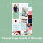 Canva Brand Kit Template | Mini Brand Board Template | Commercial Use