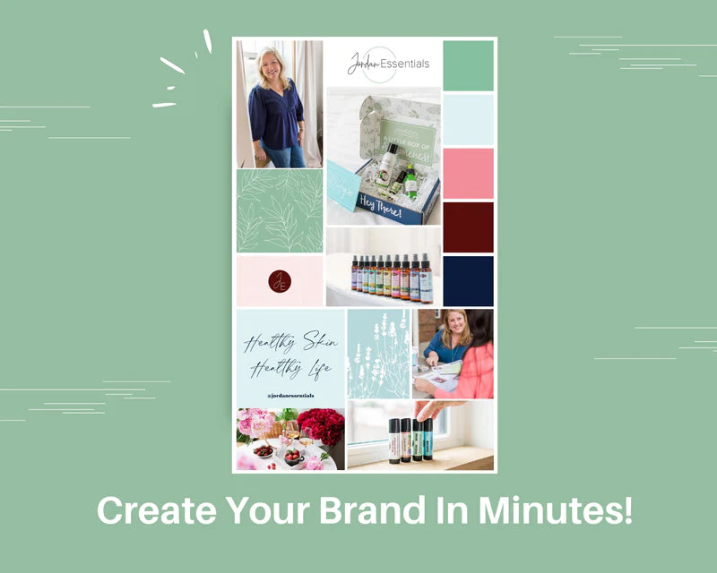 Canva Brand Kit Template | Mini Brand Board Template | Commercial Use