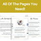 Gold Client Welcome Pack in Canva, Client Welcome Kit, Client Onboarding Template