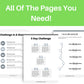 5 Day Challenge Template Canva Template, Daily Challenge, Commercial Use