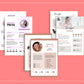 Bundle of 11 Media Kits | Instagram Influencer | Blogger | Media Press Kit | Commercial Use