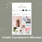 Canva Brand Kit Template | Mini Brand Board Template | Commercial Use