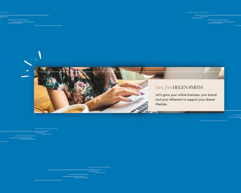 Editable LinkedIn Banner | Canva Template | Linked In | Branding | Header Template | Commercial Use