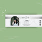 Email Signature Template | Gmail Signature Design | Editable Canva Signature Design
