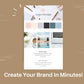 Canva Brand Kit Template | Mini Brand Board Template | Commercial Use