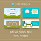 Online course slide deck | Webinar slide deck | eCourse slides | Canva slides | Turquoise slides