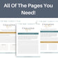 Turquoise Challenge Template Canva Template, Daily Challenge, Commercial Use