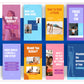 Colourful Instagram Story Templates | Canva Instagram Templates | Insta Story Templates