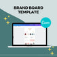 Canva Brand Kit Template | Mini Brand Board Template | Commercial Use
