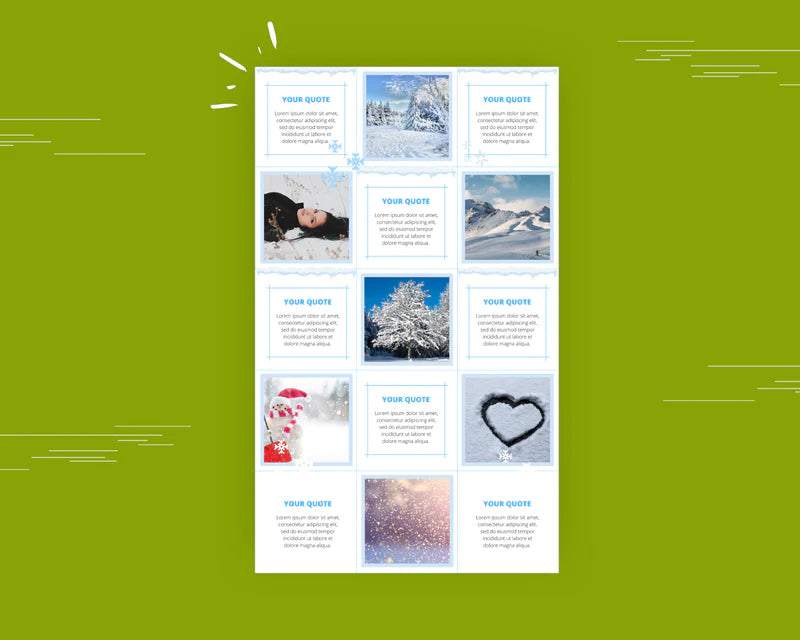Instagram Puzzle Feed | Instagram Branding Kit | Instagram Layout | IG Grid Canva Templates 15 Posts