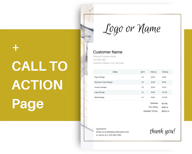 Gold Client Welcome Pack in Canva, Client Welcome Kit, Client Onboarding Template