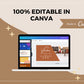 Facebook Timeline Cover Templates, Brown Facebook Banner in Canva