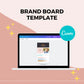 Canva Brand Kit Template | Mini Brand Board Template | Commercial Use