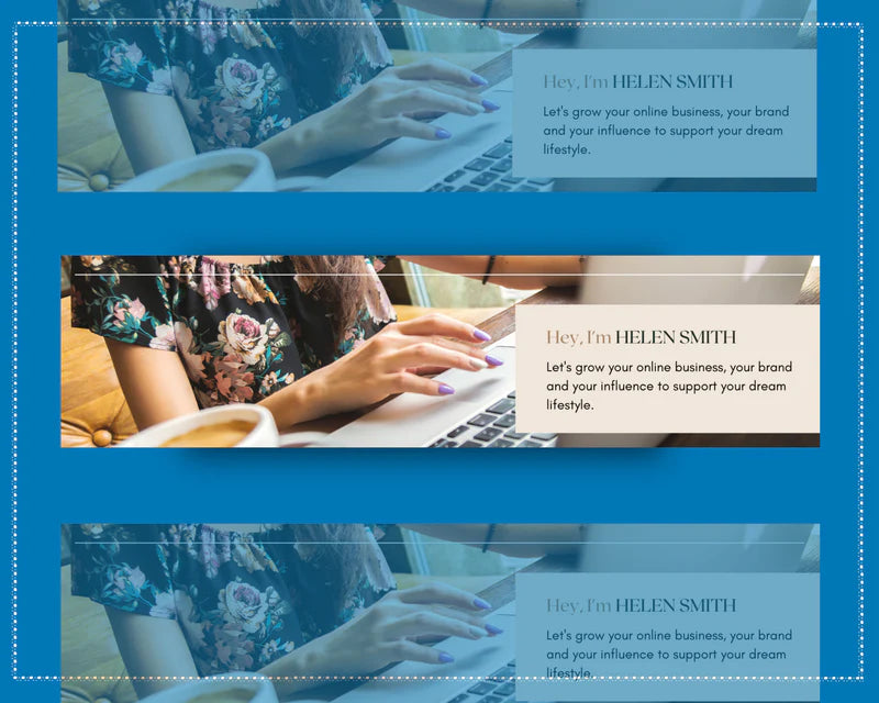 Editable LinkedIn Banner | Canva Template | Linked In | Branding | Header Template | Commercial Use