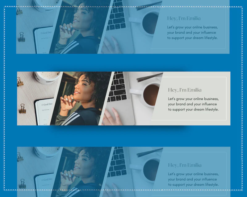 Editable LinkedIn Banner | Canva Template | Linked In | Branding | Header Template | Commercial Use