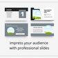 Online course slide deck | Webinar slide deck | eCourse slides | Black & White Slide Presentation