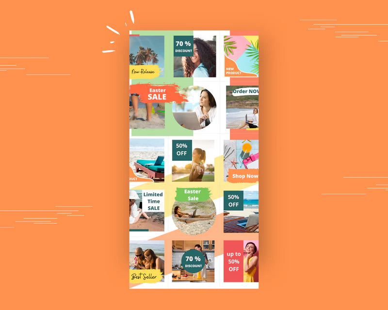 Instagram Puzzle Feed | Instagram Branding Kit | Instagram Layout | IG Grid Canva Templates 15 Posts