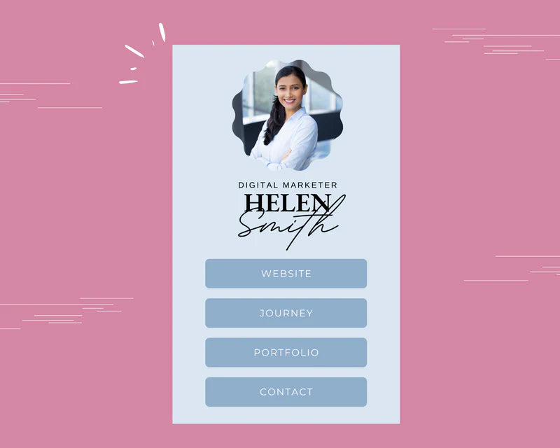 Instagram Link in Bio in Canva | IG Landing Page | Instagram Website | Commercial Use