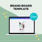 Canva Brand Kit Template | Mini Brand Board Template | Commercial Use