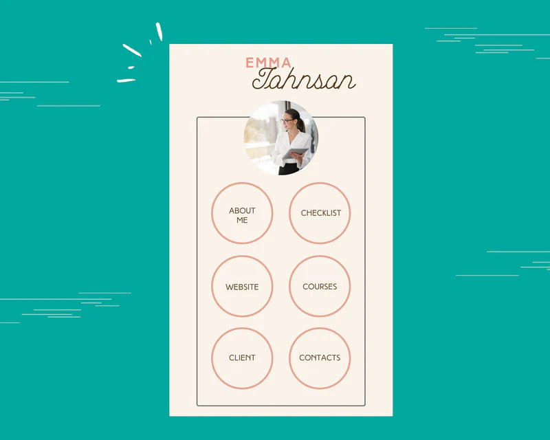 Instagram Link in Bio in Canva | IG Landing Page | Instagram Website | Commercial Use