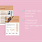 Media Kit Template | Media Press Kit | Canva Template | Commercial Use