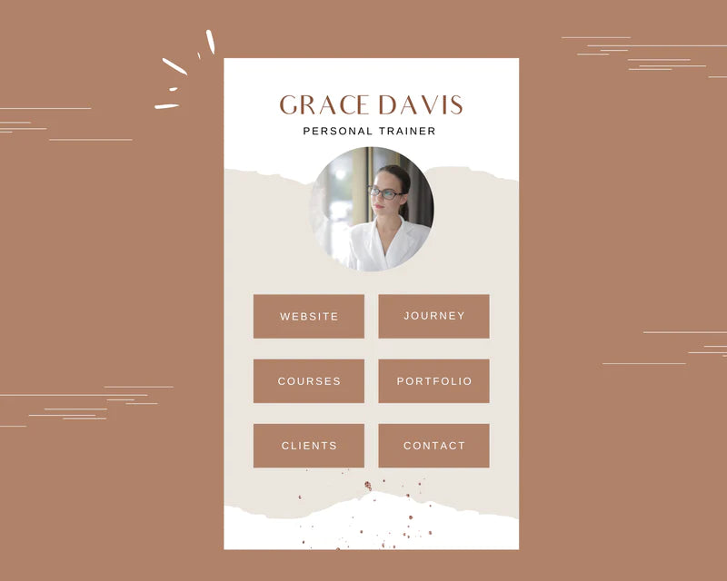 Instagram Link in Bio in Canva | IG Landing Page | Instagram Website | Commercial Use