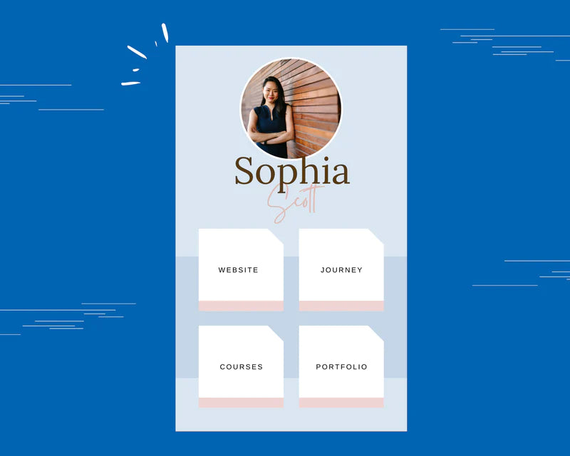 Instagram Link in Bio in Canva | IG Landing Page | Instagram Website | Commercial Use