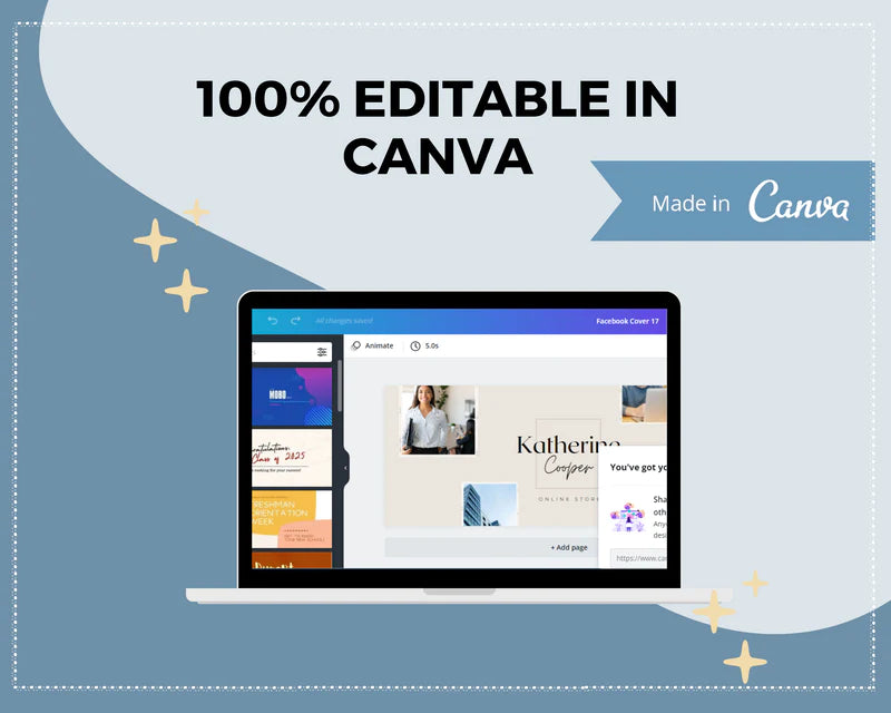Facebook Timeline Cover Templates, Canva Template, Web Banner, Photo Banner, Facebook Template