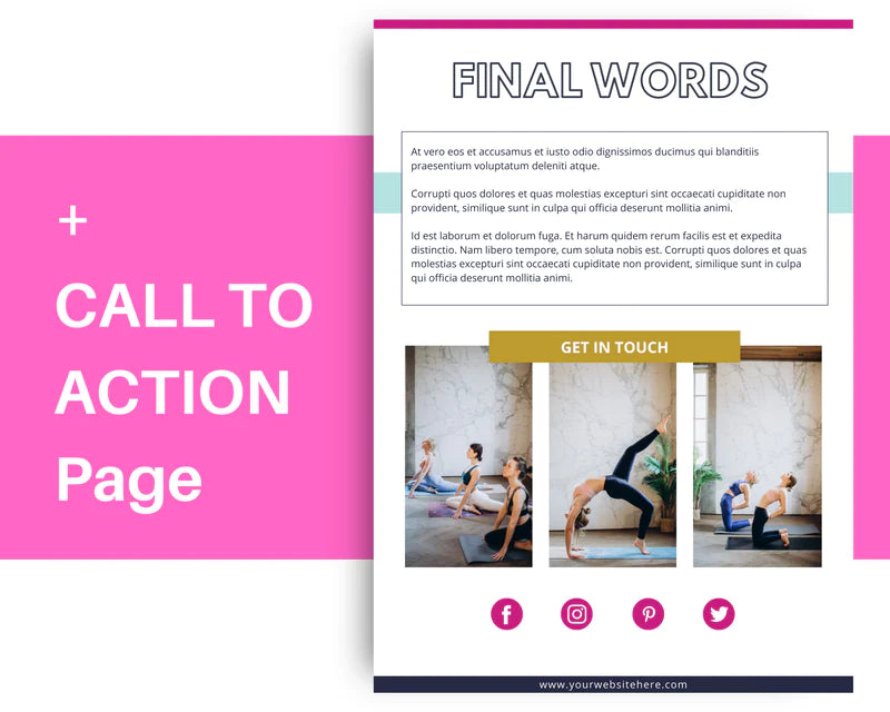 Colorful Challenge Template Canva Template, Daily Challenge, Commercial Use