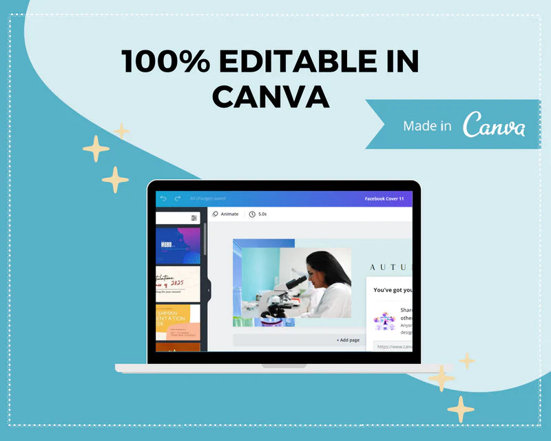Facebook Timeline Cover Templates, Modern Facebook Banner in Canva