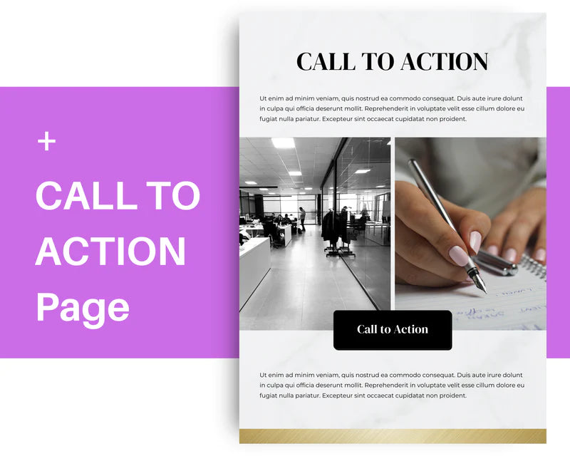 Pricing and Services Template | Canva Template | Coaching Client Packet | Commercial Use