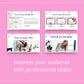 Slide Deck Webinar Course, Webinar Presentation, Course Creator, e-Course Template
