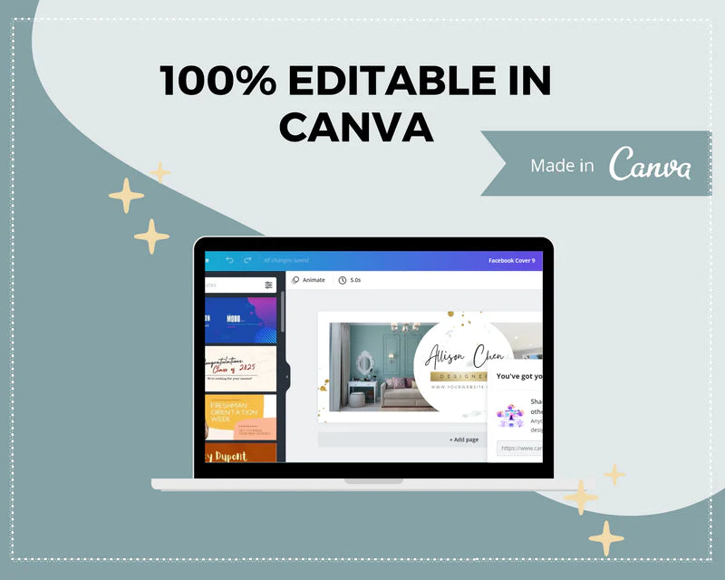 Facebook Timeline Cover Templates, Real Estate Facebook Banner in Canva