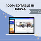 Facebook Timeline Cover Templates, Personal Brand Facebook Banner in Canva