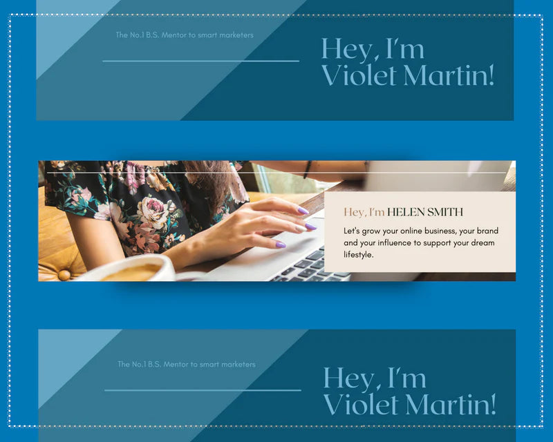 Editable LinkedIn Banner | Canva Template | Linked In | Branding | Header Template | Commercial Use