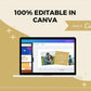Facebook Timeline Cover Templates, Golden Facebook Banner in Canva