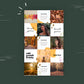 Instagram Puzzle Feed | Instagram Branding Kit | Instagram Layout | IG Grid Canva Templates 15 Posts