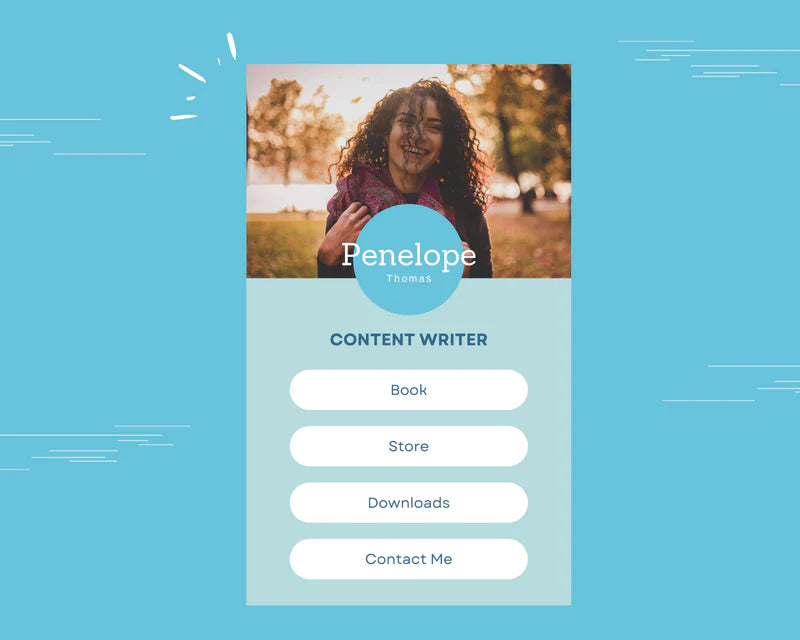 Instagram Link in Bio in Canva | IG Landing Page | Instagram Website | Commercial Use