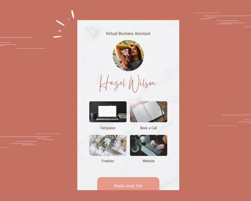 Instagram Link in Bio in Canva | IG Landing Page | Instagram Website | Commercial Use