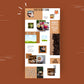 Instagram Puzzle Feed | Instagram Branding Kit | Instagram Layout | IG Grid Canva Templates 18 Posts