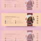 Email Signature Template | Gmail Signature Design | Editable Canva Signature Design