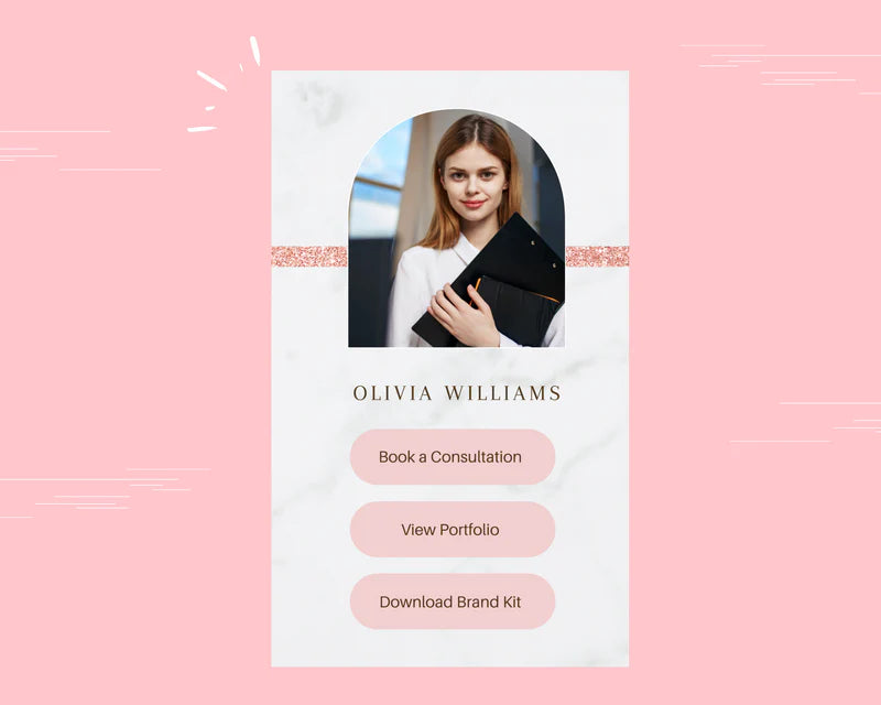 Instagram Link in Bio in Canva | IG Landing Page | Instagram Website | Commercial Use