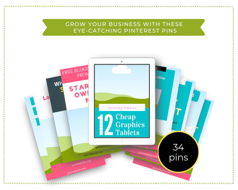 Pinterest Templates Canva - Pinterest Pins Canva Templates - Pinterest Board - Commercial Use