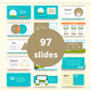 Online course slide deck | Webinar slide deck | eCourse slides | Canva slides | Turquoise slides