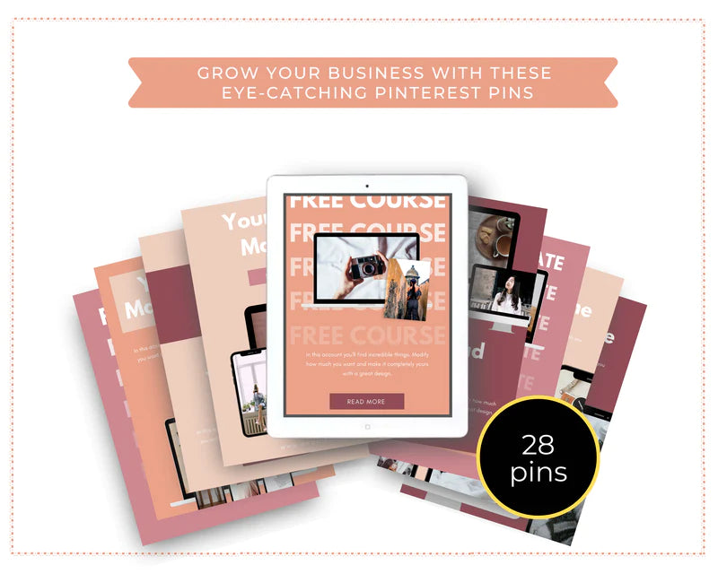 Pinterest Templates Canva - Pinterest Pins Canva Templates - Pinterest Board - Commercial Use
