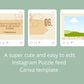 Instagram Puzzle Feed | Instagram Branding Kit | Instagram Layout | IG Grid Canva Templates 18 Posts