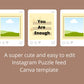 Instagram Puzzle Feed | Instagram Branding Kit | Instagram Layout | IG Grid Canva Templates 15 Posts