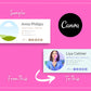 Email Signature Templates Bundle | Gmail Signature Design | Editable Canva Signature Design